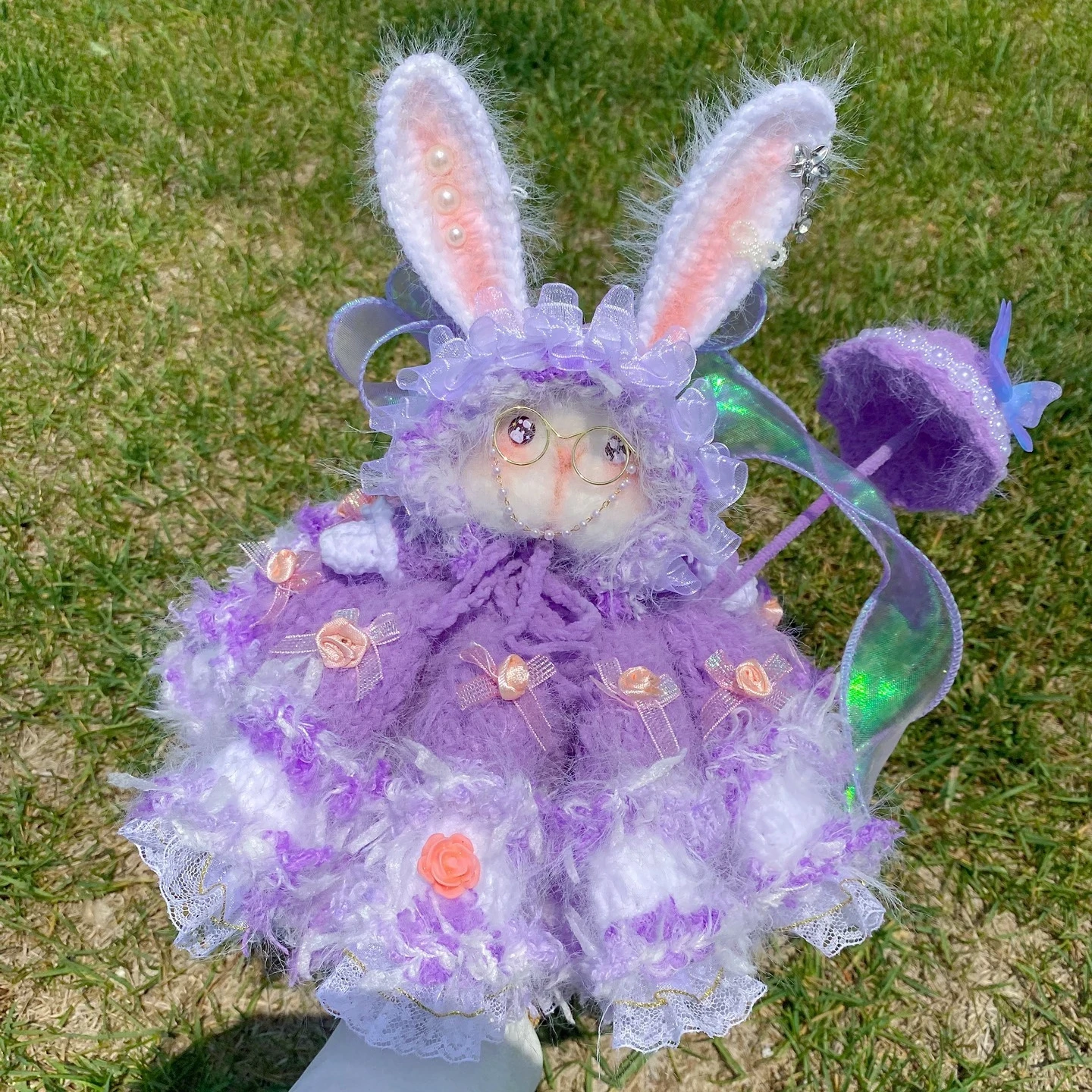 0082 Hand Knitted Crochet Bunny Doll Soft Wool Yarn Stuffed Animal Home Decor Room Decoration Unique Gift Photo Prop for Easter
0082 Hand Knitted Crochet Bunny Doll Soft Wool Yarn Stuffed Animal Home Decor Room Decoration Unique Gift Photo Prop for Easter