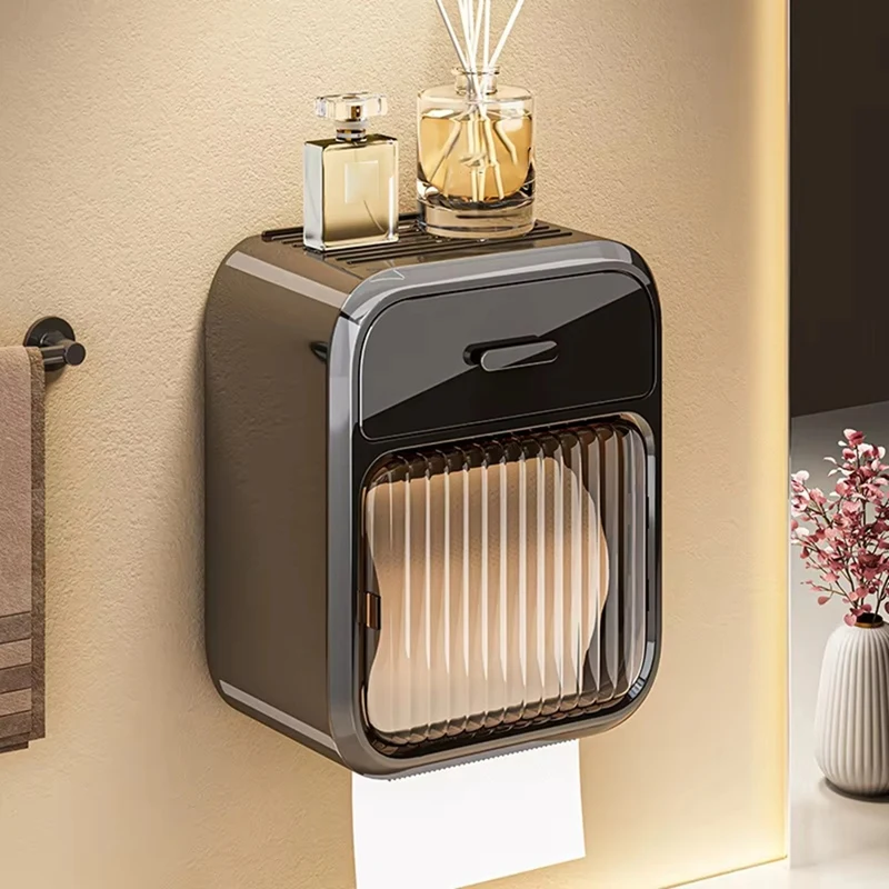 ABIY Toilet Paper Box Toilet Paper Roll Storage Rack Bathroom Roller Tissue Holder Wall Mounted Tissue Boxes Bathroom
ABIY Toilet Paper Box Toilet Paper Roll Storage Rack Bathroom Roller Tissue Holder Wall Mounted Tissue Boxes Bathroom