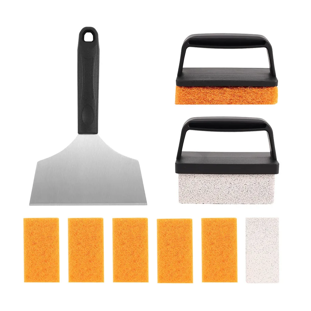 Набор для чистки гриля-барбекю с каменем для чистки лопаты и несколькими салфетками для эффективной чистки и ухода за грилем-барбекю
Набор для чистки гриля-барбекю с каменем для чистки лопаты и несколькими салфетками для эффективной чистки и ухода за грилем-барбекю