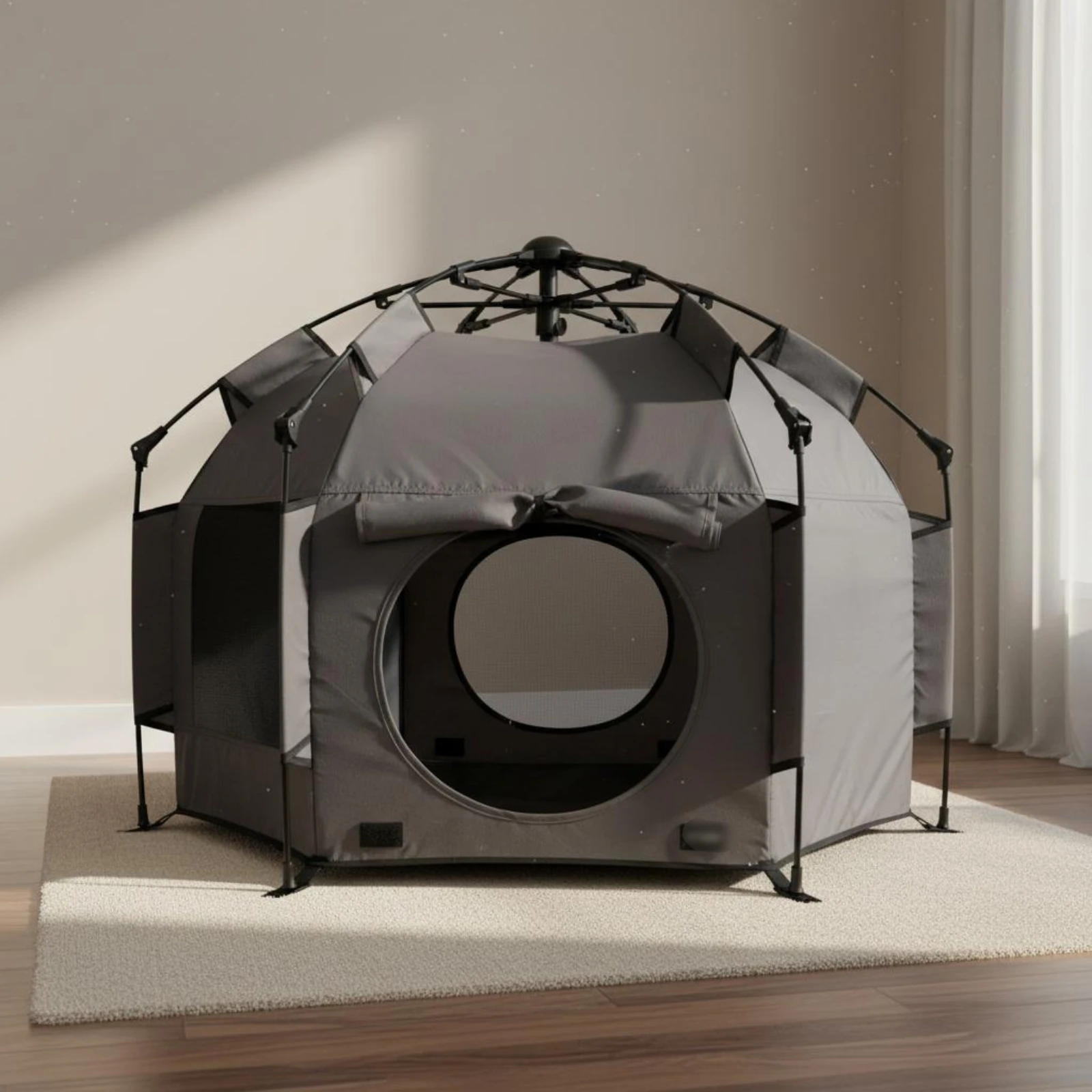 Hexagon Pet Fence Easy to Clean Feline Playpen Foldable Pet Tent Breathable Mesh Portable Puppy Pen Removable for Cats, Indoor
Hexagon Pet Fence Easy to Clean Feline Playpen Foldable Pet Tent Breathable Mesh Portable Puppy Pen Removable for Cats, Indoor