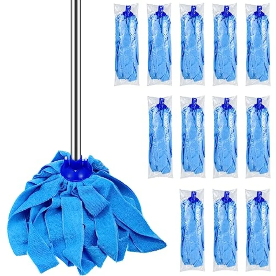 12 Pcs Microfiber Mop Heads Replacement for 0.8 Diameter Handle Floor Cleaning Wet Dry Cotton Cloth Mop Head Refills for Indust
12 Pcs Microfiber Mop Heads Replacement for 0.8 Diameter Handle Floor Cleaning Wet Dry Cotton Cloth Mop Head Refills for Indust