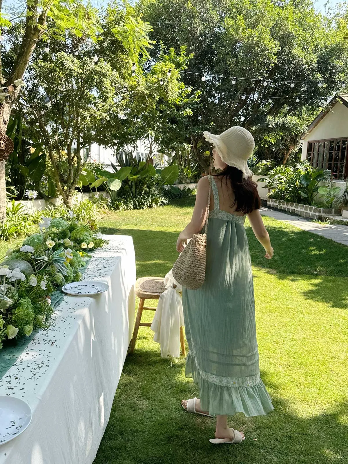 l Sle Matcha Floral Patchwork Cotton Linen Original Strap Vest Dr French Sle High Waist A-Line Summer Dr for ...
l Sle Matcha Floral Patchwork Cotton Linen Original Strap Vest Dr French Sle High Waist A-Line Summer Dr for ...