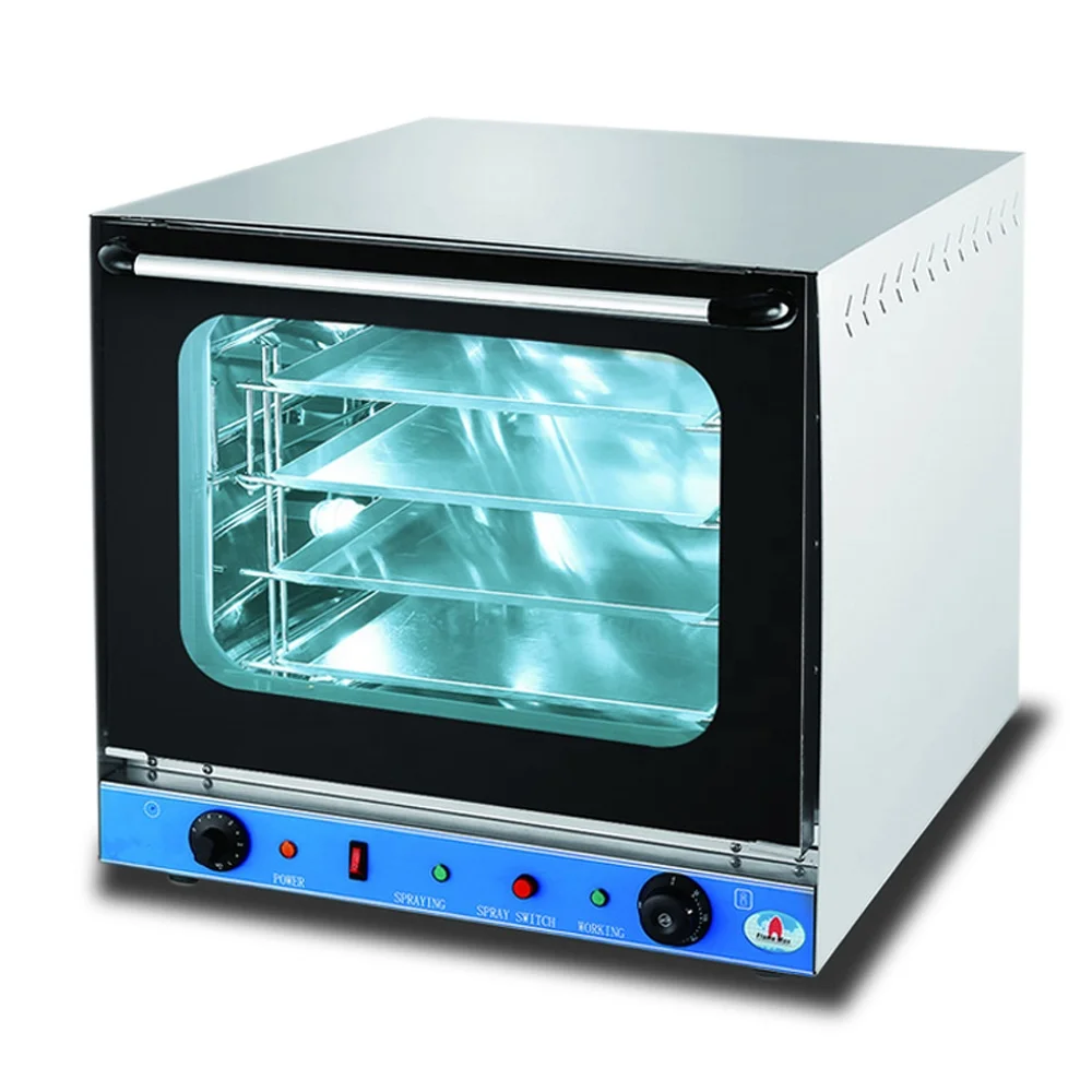 HEO-6M-B CE Approval 4 Tray Bakery Shops Electric Convection Steam Oven for Sale
HEO-6M-B CE Approval 4 Tray Bakery Shops Electric Convection Steam Oven for Sale