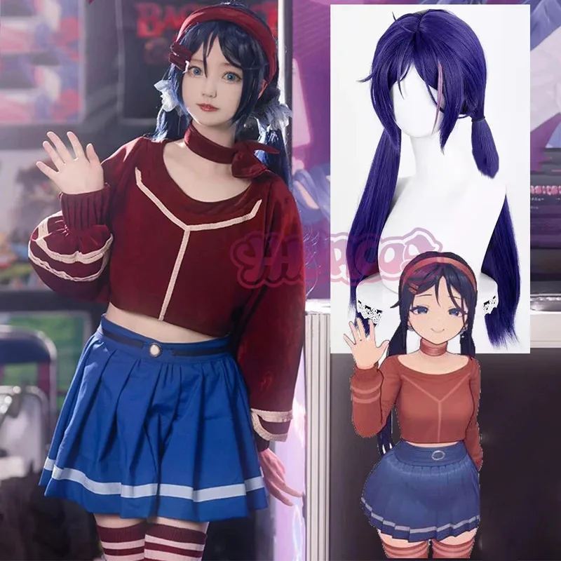 Anime MiSide Crazy Mita Cosplay Costume Wig Dress Skirt Uniform Headwear Red Hairpins Hairband Halloween Party Women Girl Prop
Anime MiSide Crazy Mita Cosplay Costume Wig Dress Skirt Uniform Headwear Red Hairpins Hairband Halloween Party Women Girl Prop