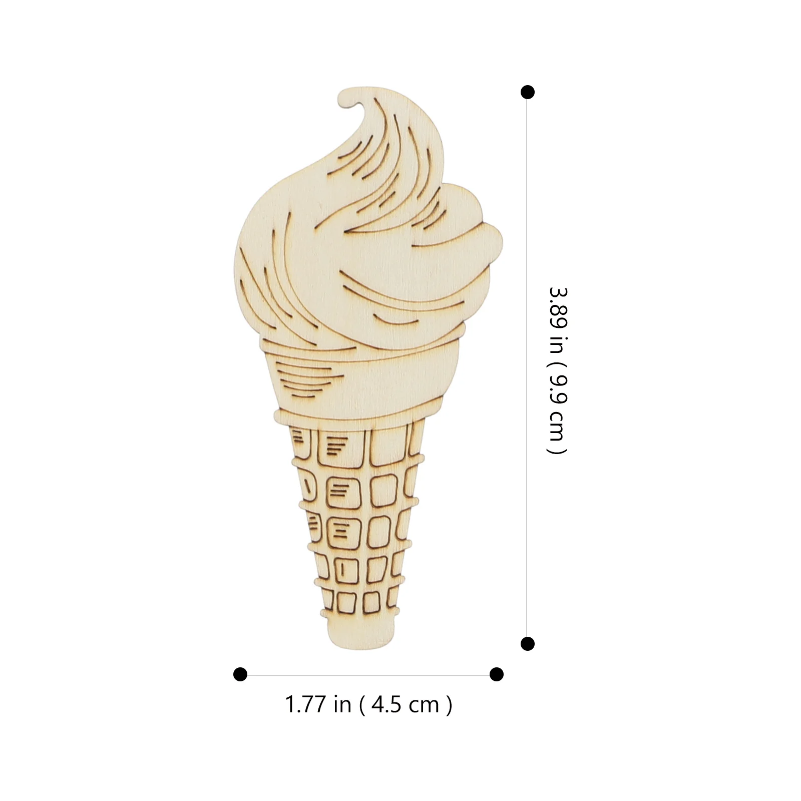 30Pcs Unfinished Wooden Ice Cream Cutouts Blank Wood Slices DIY Painting Craft Decoration Creative Wood Slice Ornament
30Pcs Unfinished Wooden Ice Cream Cutouts Blank Wood Slices DIY Painting Craft Decoration Creative Wood Slice Ornament