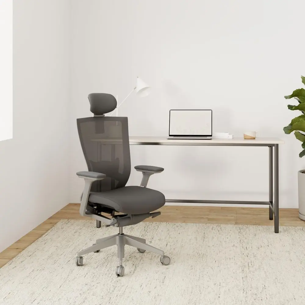 T50 Ergonomic Home Office Chair High Performance, Adjustable Headrest, Lumbar Support, 3D Armrest, Forward Tilt, Adjustable Sea
T50 Ergonomic Home Office Chair High Performance, Adjustable Headrest, Lumbar Support, 3D Armrest, Forward Tilt, Adjustable Sea