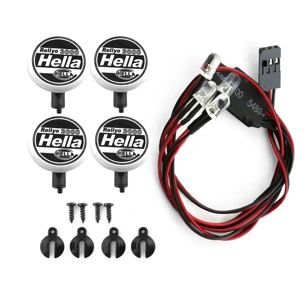 1:10 RC Crawler Car Parts Round LED Light & Cover for Trxs TRX-4 Axial SCX10 Tamiya CC01 D90 TF2 RC Ca
1:10 RC Crawler Car Parts Round LED Light & Cover for Trxs TRX-4 Axial SCX10 Tamiya CC01 D90 TF2 RC Ca