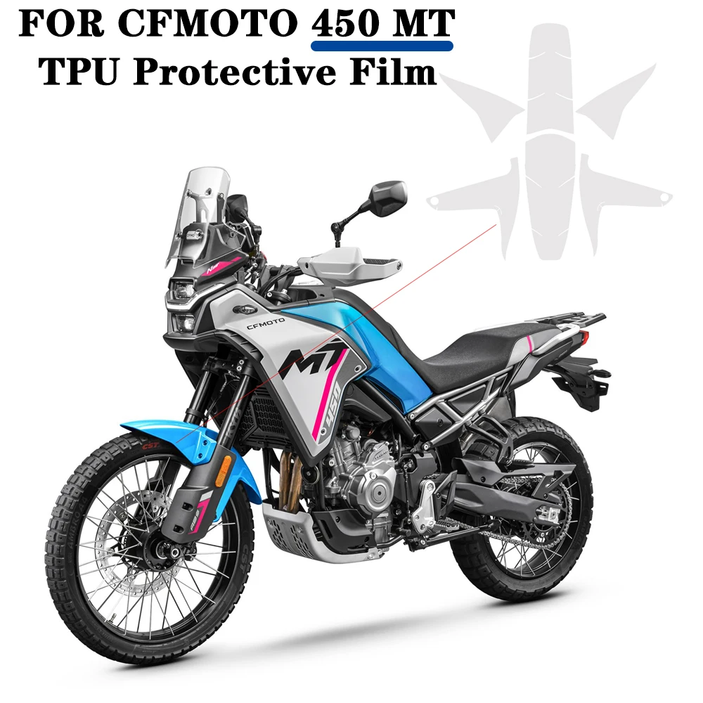 Motorcycle PPF Protective Film For CFMOTO 450MT 450 MT 2024 Car Paint Anti-scratch TPU Invisible Protection Film
Motorcycle PPF Protective Film For CFMOTO 450MT 450 MT 2024 Car Paint Anti-scratch TPU Invisible Protection Film