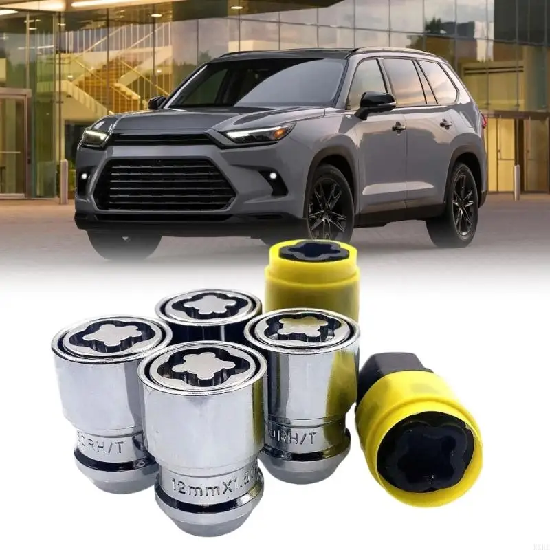 High Security Wheel Lock Lug Nut 12.9Grade Carbon Steel AntiTheft Design Chrome Plated for Multiple Vehicle Models KXRE
High Security Wheel Lock Lug Nut 12.9Grade Carbon Steel AntiTheft Design Chrome Plated for Multiple Vehicle Models KXRE