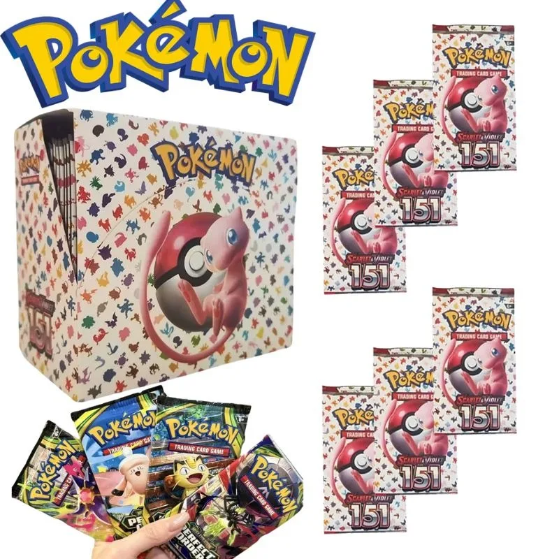 Pokemon 360Pcs TCG Scarlet & Violet 151 Booster Bundle Gift English Edition Trading Cards Anime Collection Card Toy Gift Pokemon
Pokemon 360Pcs TCG Scarlet & Violet 151 Booster Bundle Gift English Edition Trading Cards Anime Collection Card Toy Gift Pokemon