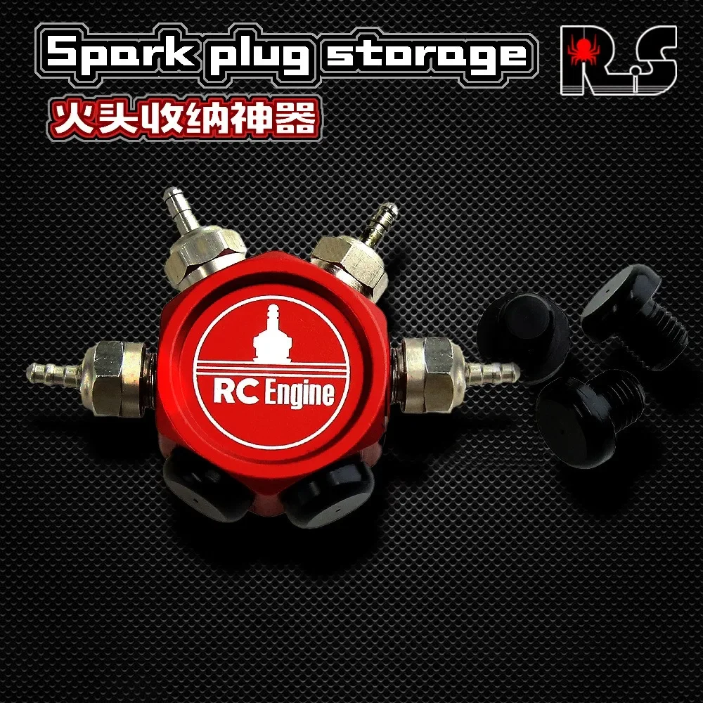 For HSP Methanol Model Car Spark Plug Storage Device OS Spark Plug Storage Protector Collector Organizer Spark Plug