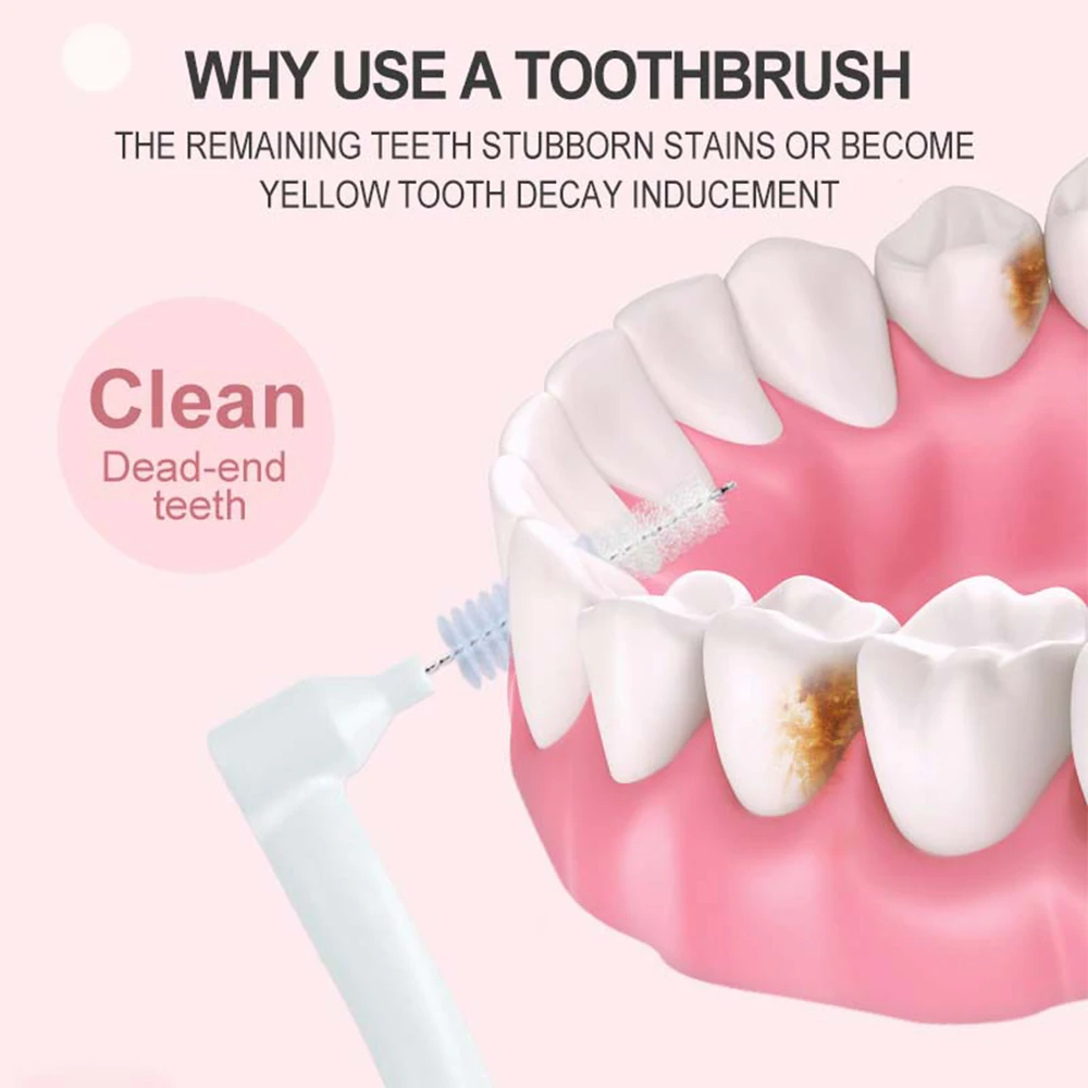 10 шт. L-образная межзубная щетка для взрослых, ортодонтическая двухтактная зубная щетка для чистки между зубами, инструмент для ухода за полостью рта 
10 шт. L-образная межзубная щетка для взрослых, ортодонтическая двухтактная зубная щетка для чистки между зубами, инструмент для ухода за полостью рта