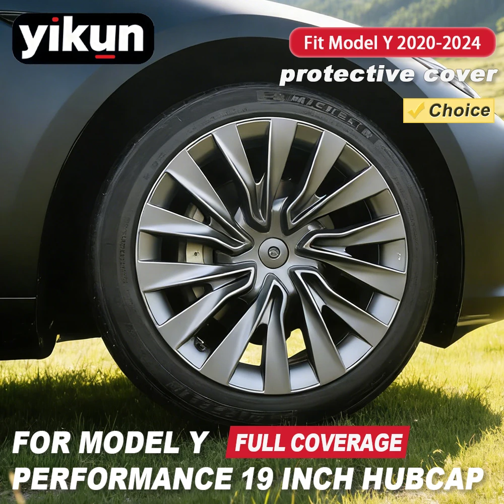 YIKUN 4PCS Hub Cap For Tesla Model Y 19 Inch Full Rim Gemini Wheel AWD Wheel Cover Performance Replacement Accessories 2018-2024
YIKUN 4PCS Hub Cap For Tesla Model Y 19 Inch Full Rim Gemini Wheel AWD Wheel Cover Performance Replacement Accessories 2018-2024