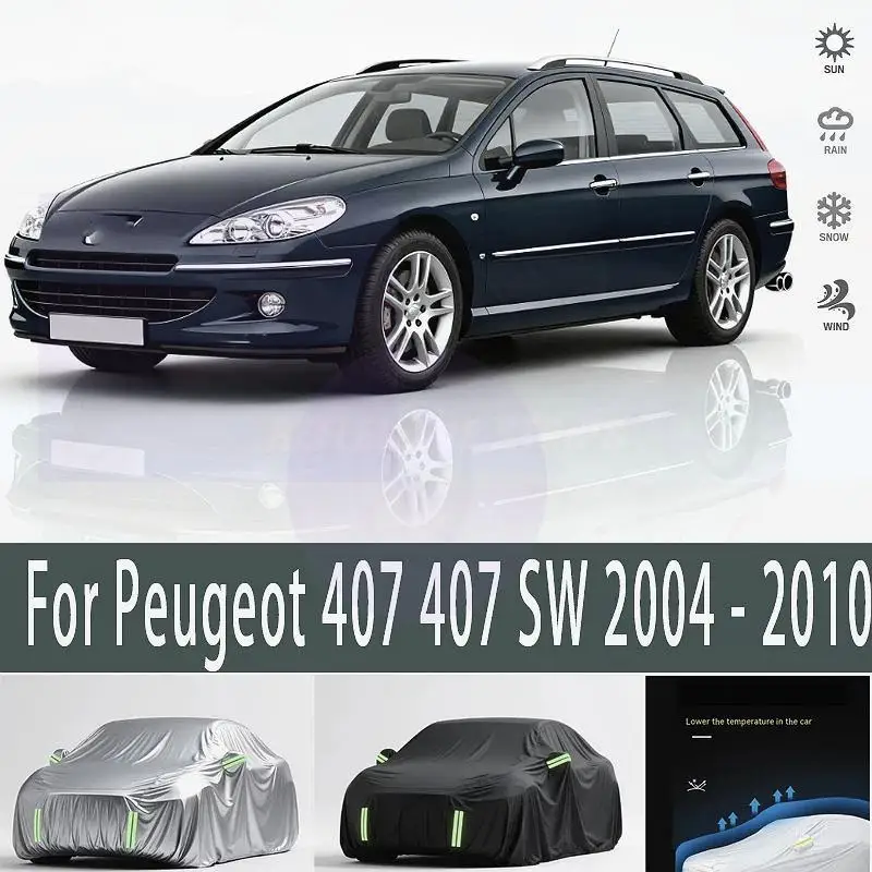 For Full for Peugeot 407 407 SW Waterproof Dustproof Outdoor Protection Sunshade Exterior Car Accessories Car Covers
For Full for Peugeot 407 407 SW Waterproof Dustproof Outdoor Protection Sunshade Exterior Car Accessories Car Covers