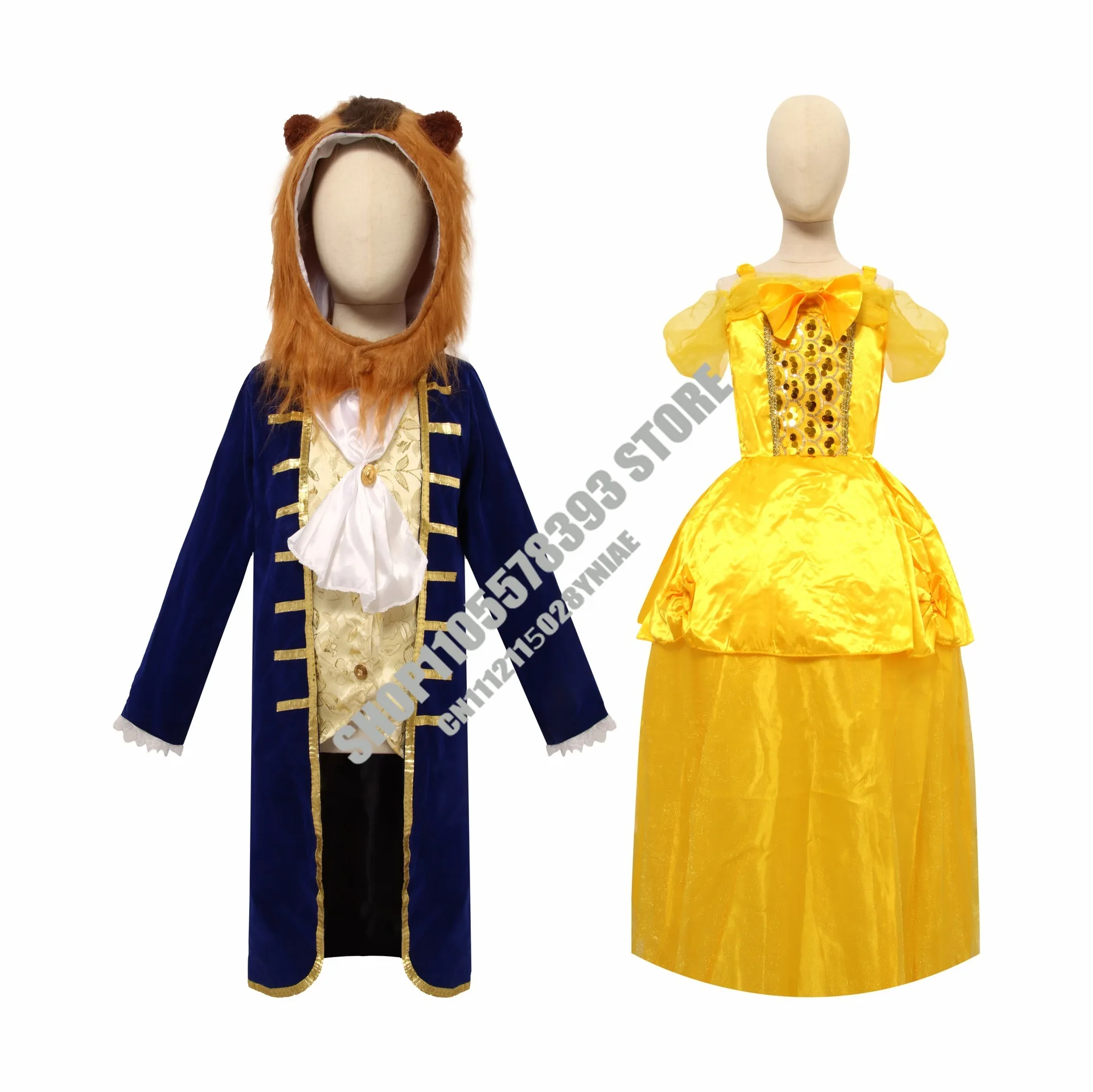 Halloween Beast Clothes Jacket Robe Costume Cosplay Anime Cartoon Prince Beauty Princess Carnival Stage Performance Outfit Suit
Halloween Beast Clothes Jacket Robe Costume Cosplay Anime Cartoon Prince Beauty Princess Carnival Stage Performance Outfit Suit