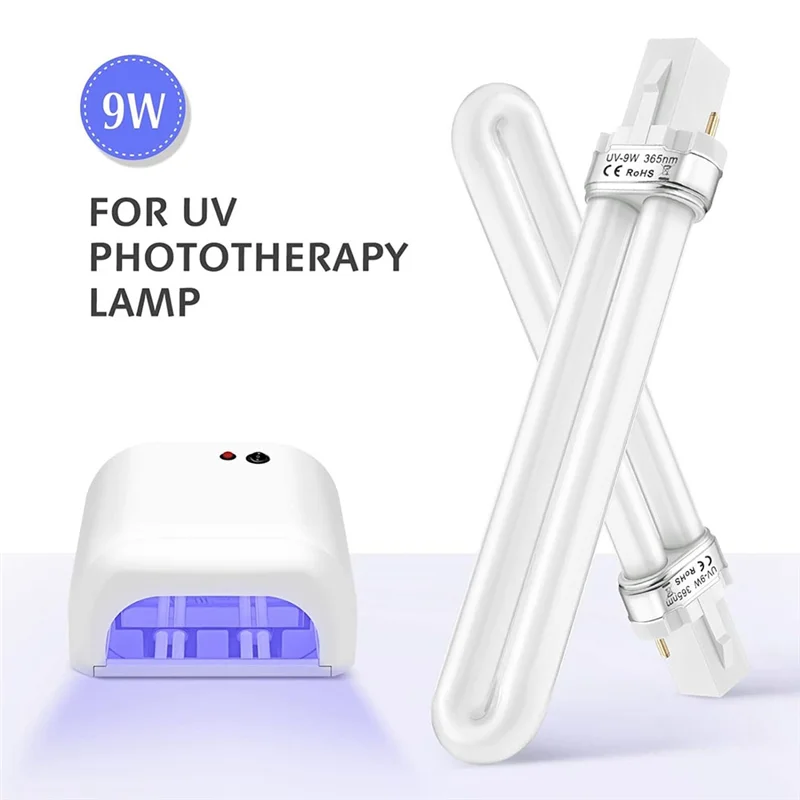 【24 Hours Sale】UV Lamp Light For Nail Art Dryer 9W U-Shaped 365Nm Electronic Replacement Bulb Tube 6 Pack–Not Inductive
【24 Hours Sale】UV Lamp Light For Nail Art Dryer 9W U-Shaped 365Nm Electronic Replacement Bulb Tube 6 Pack–Not Inductive