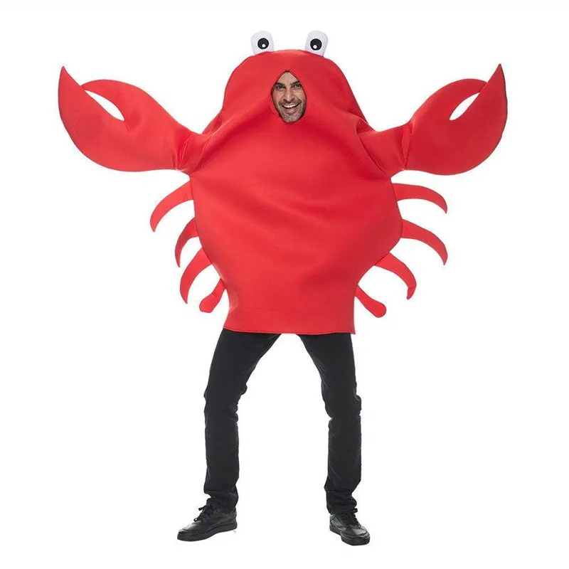 Party Performance Costume Funny Sea Creature Crab And Lobster Actor Outfit Halloween Costume Women's Ethnic Stage Clothing
Party Performance Costume Funny Sea Creature Crab And Lobster Actor Outfit Halloween Costume Women's Ethnic Stage Clothing