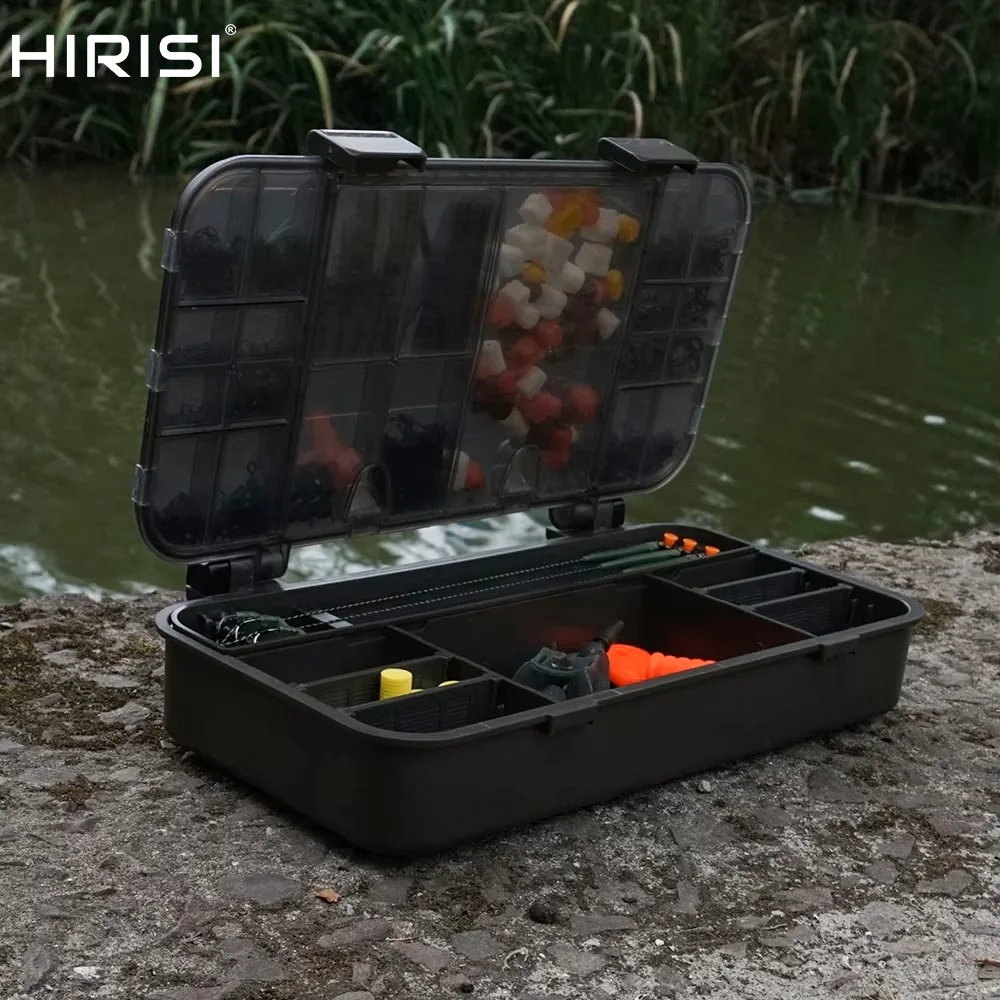 Hirisi Carp Fishing Tackle Box Equipment for Fishing Rig Hair Ronnie Zig Rig Box Accessories Swivel Storage Case Rig Wallet
Hirisi Carp Fishing Tackle Box Equipment for Fishing Rig Hair Ronnie Zig Rig Box Accessories Swivel Storage Case Rig Wallet