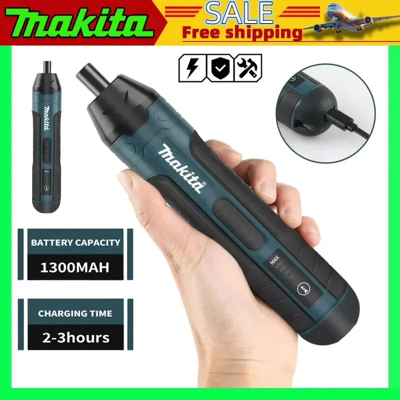 Makita Cordless Electric Screwdriver 2pcs/20pcs/105pcs - 1300 MAh Rechargeable Electric Drill Multi-functional Disassembly Tool
Makita Cordless Electric Screwdriver 2pcs/20pcs/105pcs - 1300 MAh Rechargeable Electric Drill Multi-functional Disassembly Tool