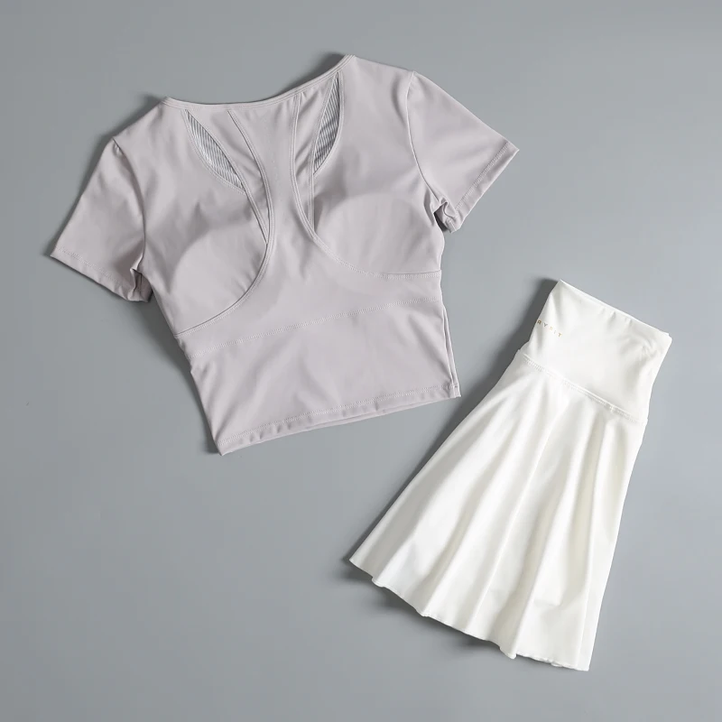Badminton sports suit for women 2025 new tennis uniform running fitness suit summer yoga quick-drying dance skirt
Badminton sports suit for women 2025 new tennis uniform running fitness suit summer yoga quick-drying dance skirt