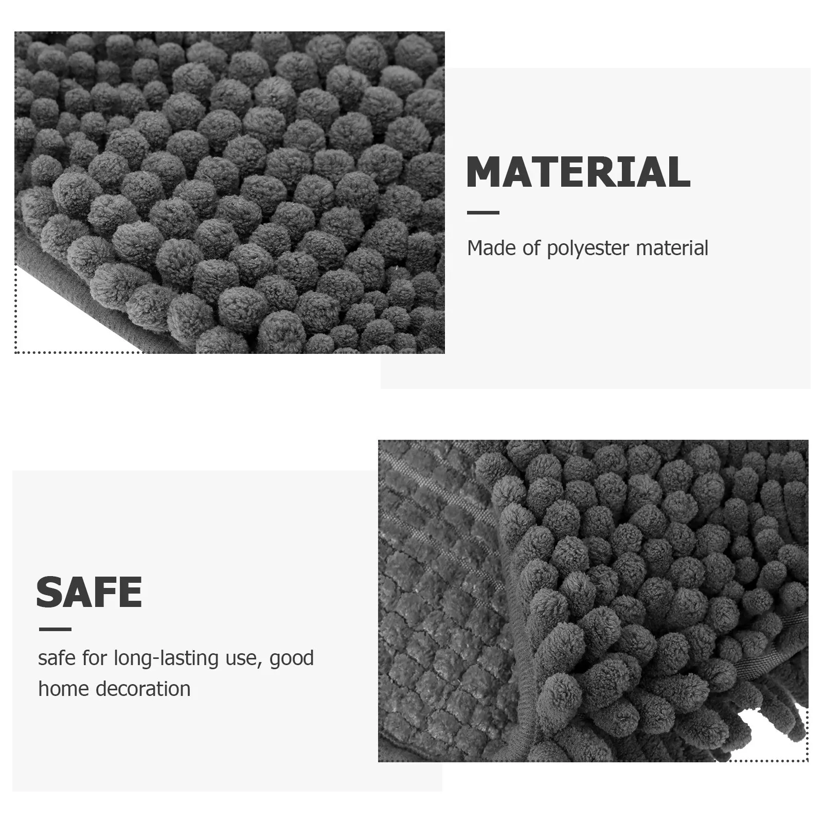 Bath Mat Non-Slip Water Absorbent Thickened Design for Bathroom Floor Household Ground Mat Decorative Indoor Doormat Washable
Bath Mat Non-Slip Water Absorbent Thickened Design for Bathroom Floor Household Ground Mat Decorative Indoor Doormat Washable