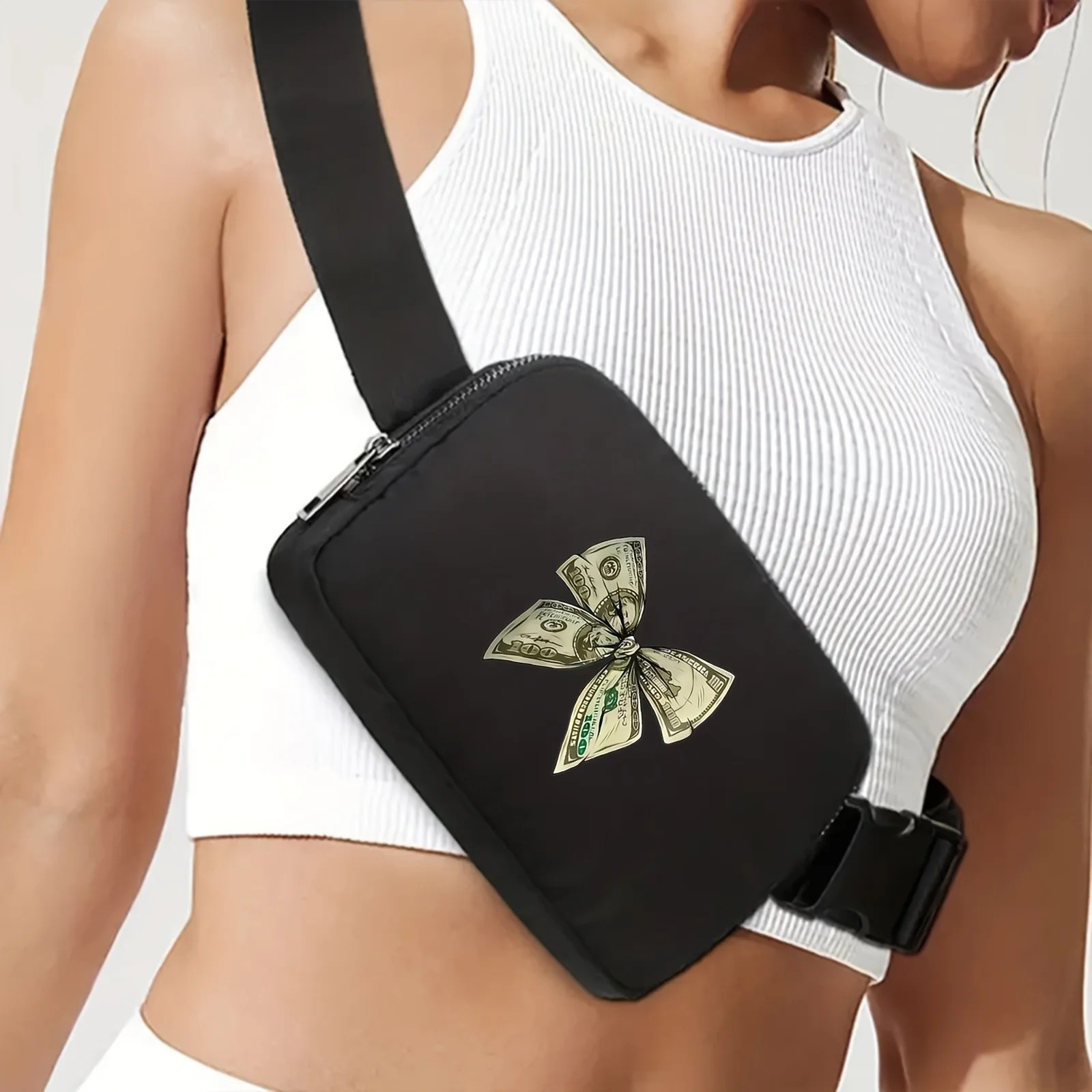 Men's and Women's Universal Models Waist Bag Fashion Crossbody Bags Sports Cell Phone Bags Solid Color Large Capacity Chest Bag
Men's and Women's Universal Models Waist Bag Fashion Crossbody Bags Sports Cell Phone Bags Solid Color Large Capacity Chest Bag