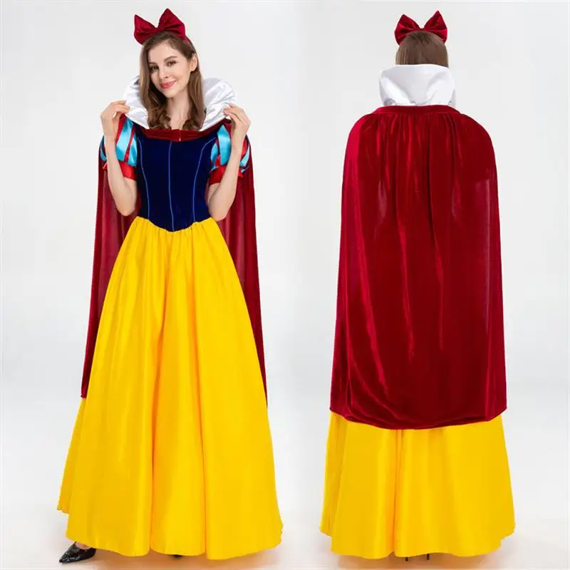 Adult Halloween Snow White Game Uniform Stage Performance Cosplay Costume New Arrival Women's Traditional Chinese Costume
Adult Halloween Snow White Game Uniform Stage Performance Cosplay Costume New Arrival Women's Traditional Chinese Costume