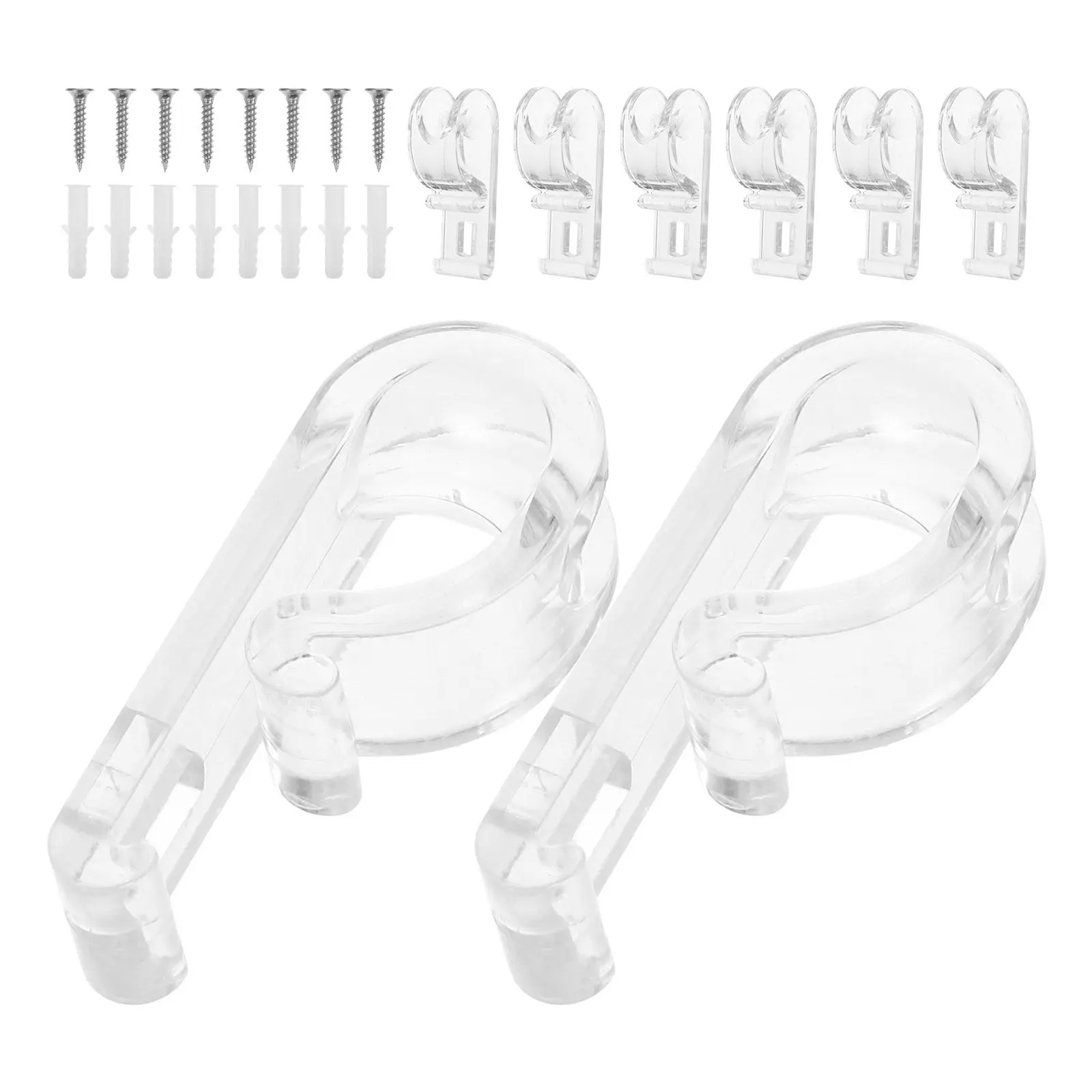 Roller Blind Cord Hooks Set Universal Mounting Brackets Concave Style Easy Install for Chain Corded Window Blinds Accessories
Roller Blind Cord Hooks Set Universal Mounting Brackets Concave Style Easy Install for Chain Corded Window Blinds Accessories