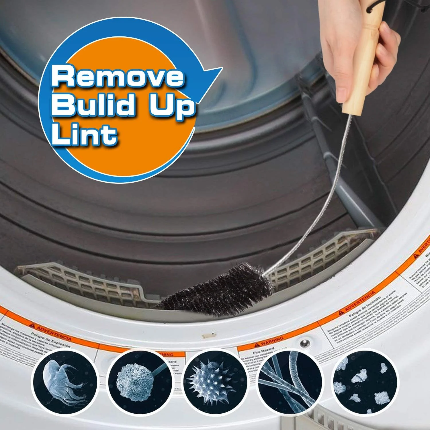 1pc Dryer Vent Cleaner Kit Lint Remover Brush, Long Flexible Refrigerator Coil Brush, Dryer Lint Brush Vent Trap Cleaner Tools
1pc Dryer Vent Cleaner Kit Lint Remover Brush, Long Flexible Refrigerator Coil Brush, Dryer Lint Brush Vent Trap Cleaner Tools