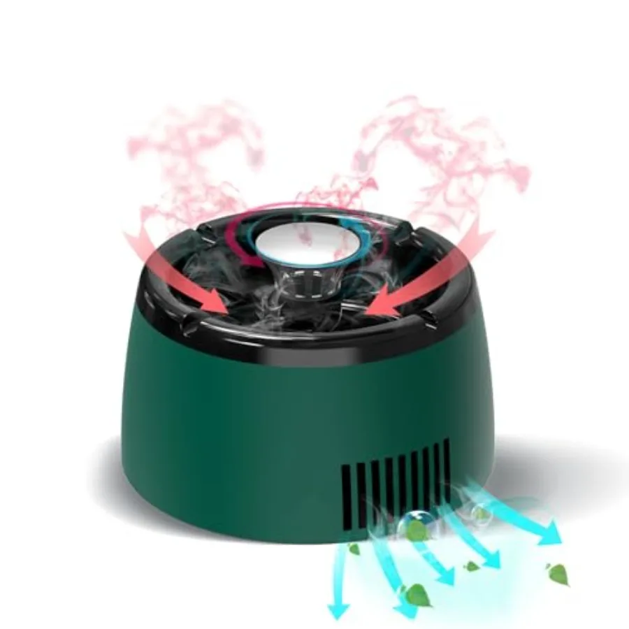 Portable Rechargeable Smokeless Ashtray with Powerful Smoke Absorber USB Electric Cigarette Smoke Remover with Replaceable Filt
Portable Rechargeable Smokeless Ashtray with Powerful Smoke Absorber USB Electric Cigarette Smoke Remover with Replaceable Filt