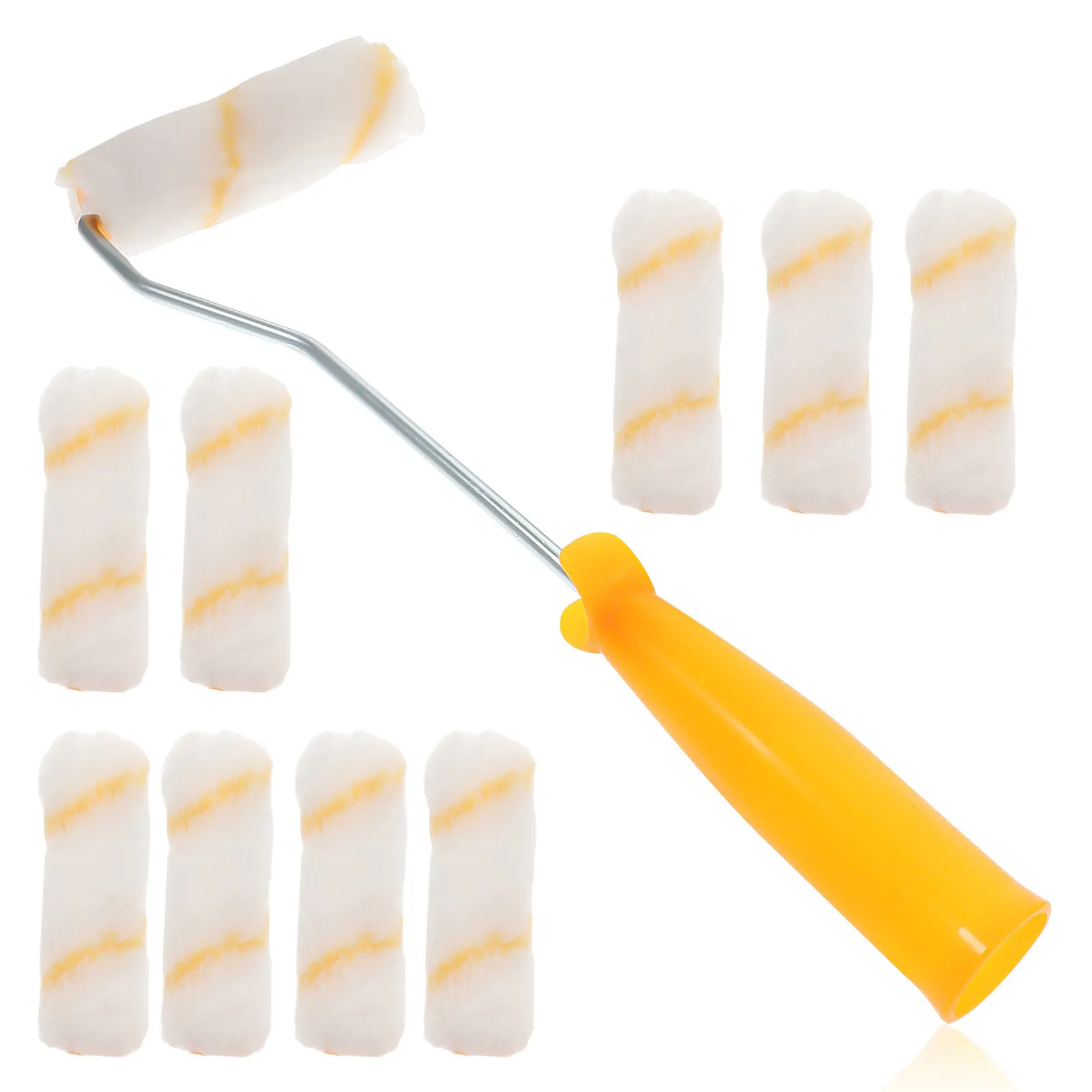 4 Inch Paint Roller Brush Handle Tool Multifunction for Wall Ceiling Paint Roller Cover Shed Resistant Lint Free Washable
4 Inch Paint Roller Brush Handle Tool Multifunction for Wall Ceiling Paint Roller Cover Shed Resistant Lint Free Washable