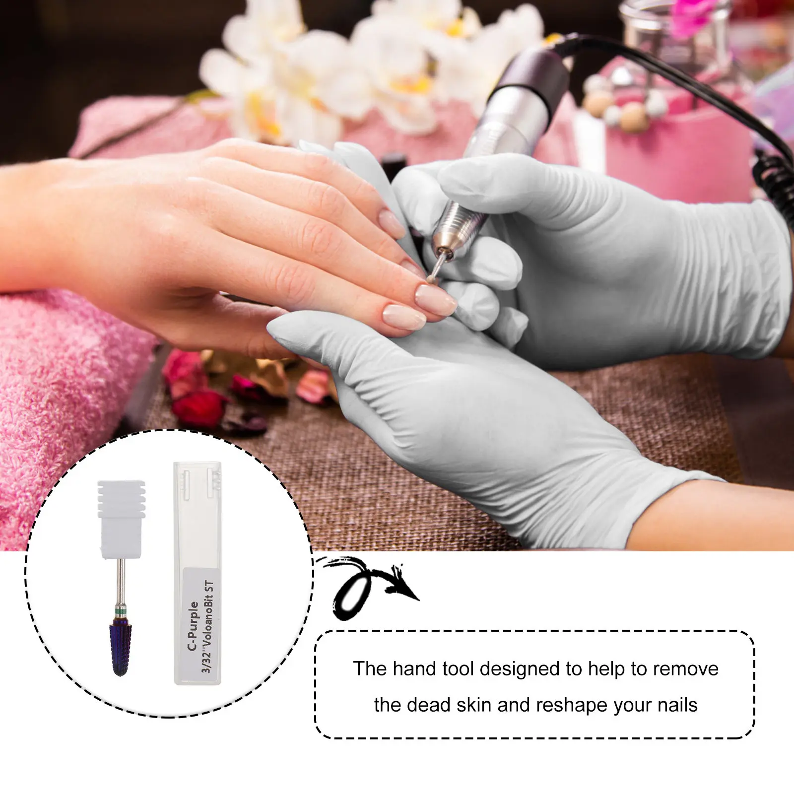 1Pcs Tungsten Steel Nail Grinding Head for Manicure Pedicure Polish Reshape Dead Skin Removal Compatible with Electric Grinder
1Pcs Tungsten Steel Nail Grinding Head for Manicure Pedicure Polish Reshape Dead Skin Removal Compatible with Electric Grinder