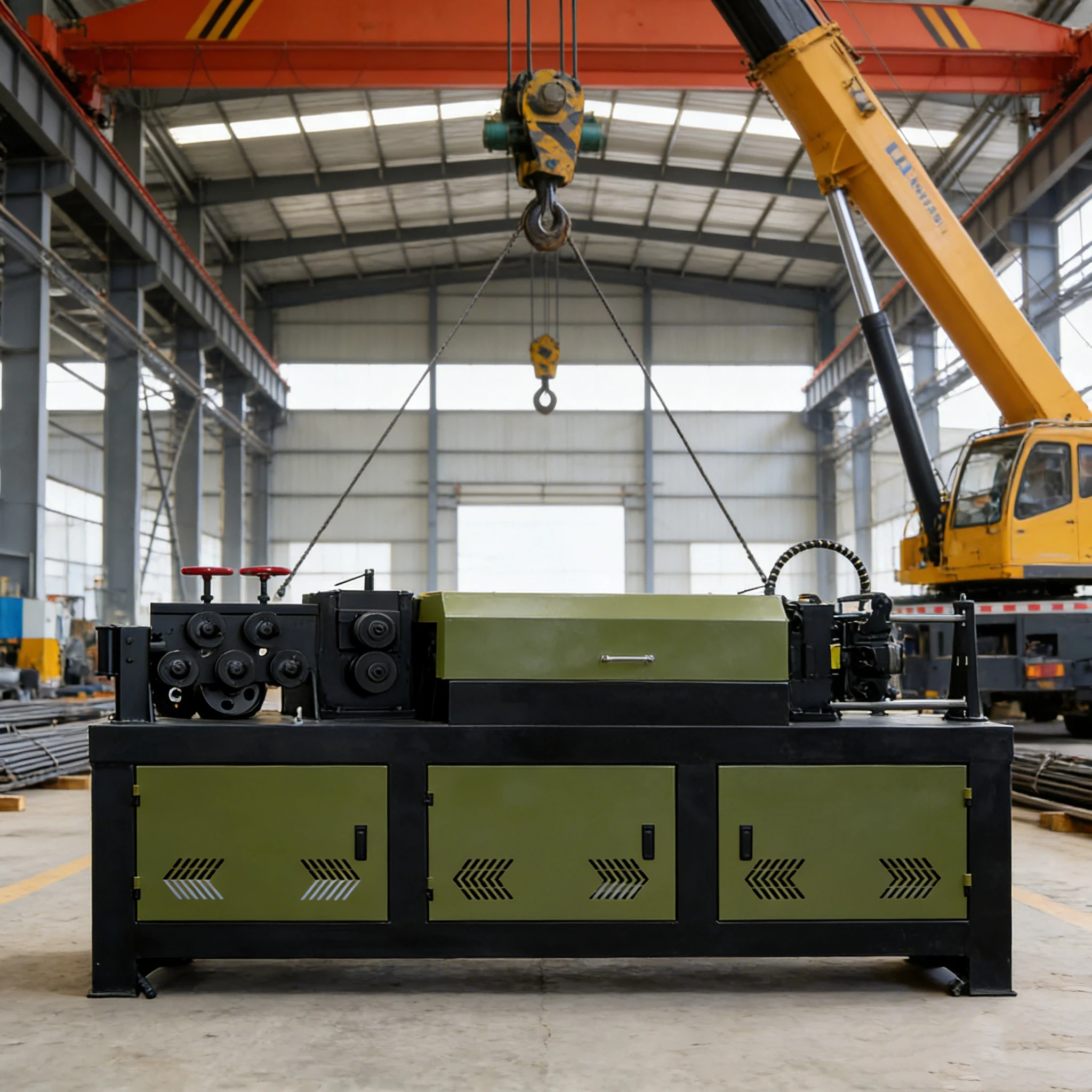 Long Lasting Steel Bar Straightener and Cutting Machine High Precision CNC Construction Machinery Heavy Duty customized
Long Lasting Steel Bar Straightener and Cutting Machine High Precision CNC Construction Machinery Heavy Duty customized