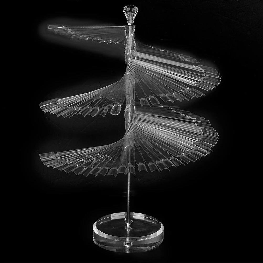 120pcs Display Stand Spiral Polish Color Chart Rack For Uv Gel Nail Art Practice Clear Plastic Stainless Steel Nail Tips Sticks
120pcs Display Stand Spiral Polish Color Chart Rack For Uv Gel Nail Art Practice Clear Plastic Stainless Steel Nail Tips Sticks