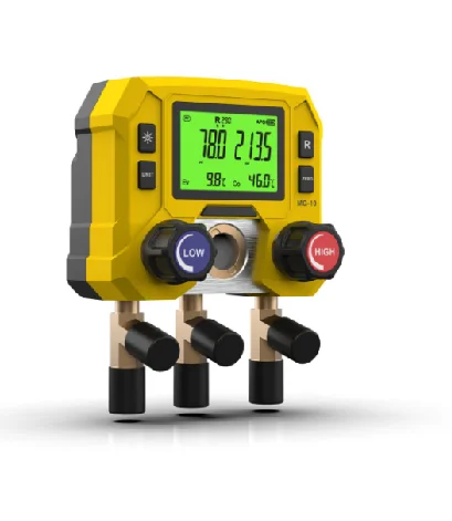 High Quality Plastic 100 Intelligent Digital HVAC Pressure Gauge R410A Refrigeration Electric Manifold Tool
High Quality Plastic 100 Intelligent Digital HVAC Pressure Gauge R410A Refrigeration Electric Manifold Tool