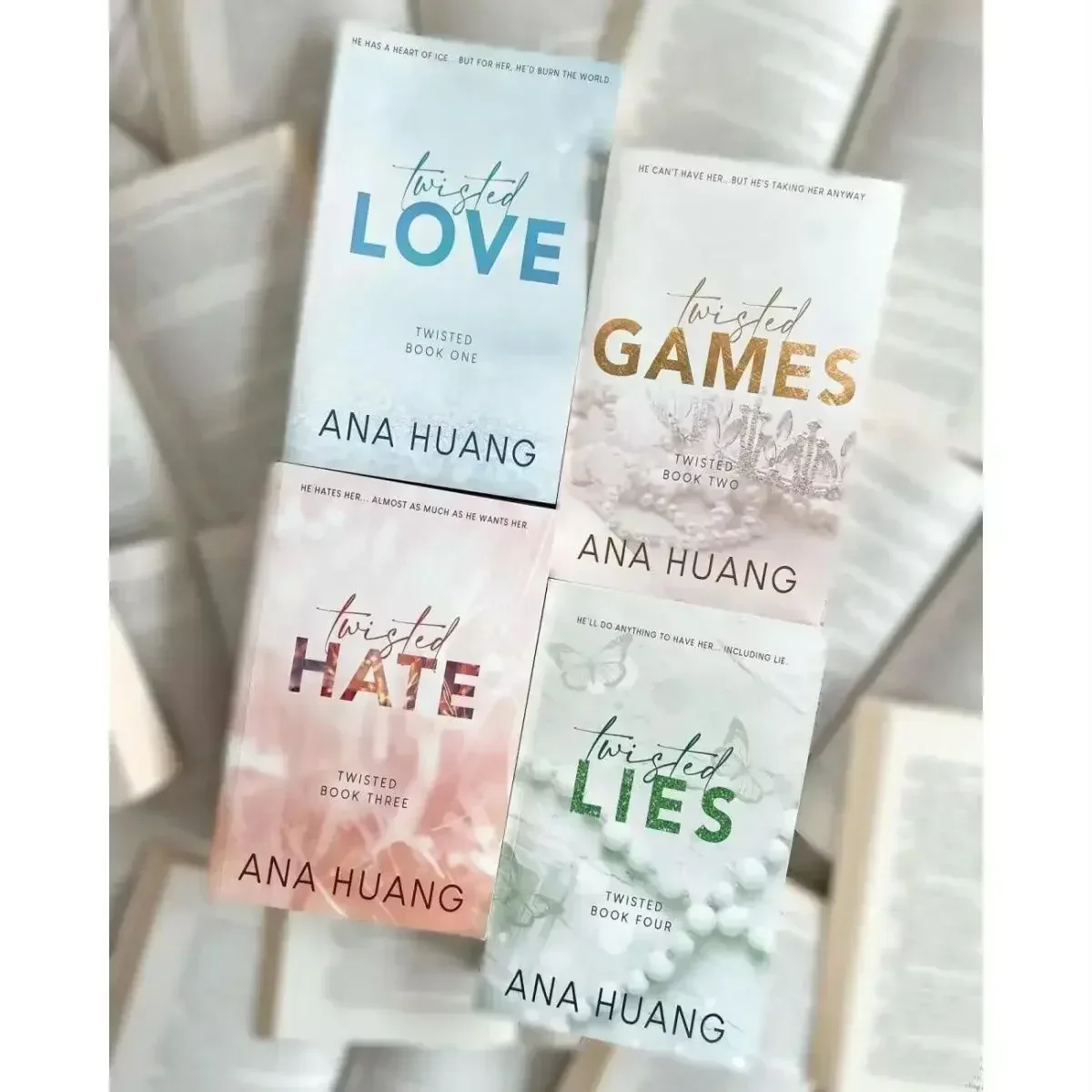 Twisted Love /Games / Hite /Lies Ana Huang English Book NovelBooks
Twisted Love /Games / Hite /Lies Ana Huang English Book NovelBooks