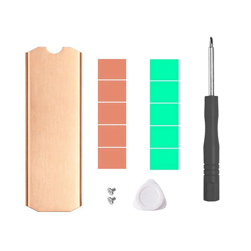 Classic-Copper M.2 SSD Heatsink Hard Disk Cooler With Thermal Solid State Disk Radiator 0.5Mm For M.2 2280 Nvme SSD,TN80 Easy To
Classic-Copper M.2 SSD Heatsink Hard Disk Cooler With Thermal Solid State Disk Radiator 0.5Mm For M.2 2280 Nvme SSD,TN80 Easy To