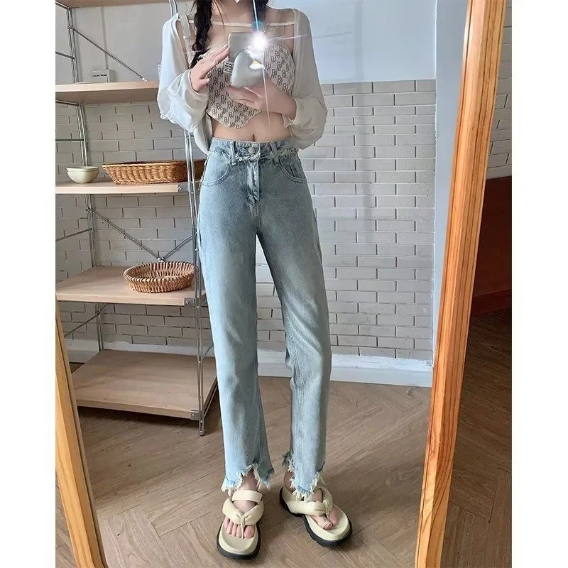 Jeans High Waist Straight Pants Fashion Korean Fashion Pantalon Women Clothing Pants Baggy Jeans
Jeans High Waist Straight Pants Fashion Korean Fashion Pantalon Women Clothing Pants Baggy Jeans