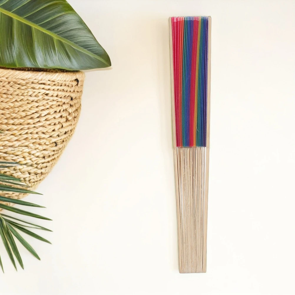 5 Pcs Folding Hand-crank Fan Fans Handheld Rainbow Portable Handmade Bamboo Miss Electric Decoration
5 Pcs Folding Hand-crank Fan Fans Handheld Rainbow Portable Handmade Bamboo Miss Electric Decoration
