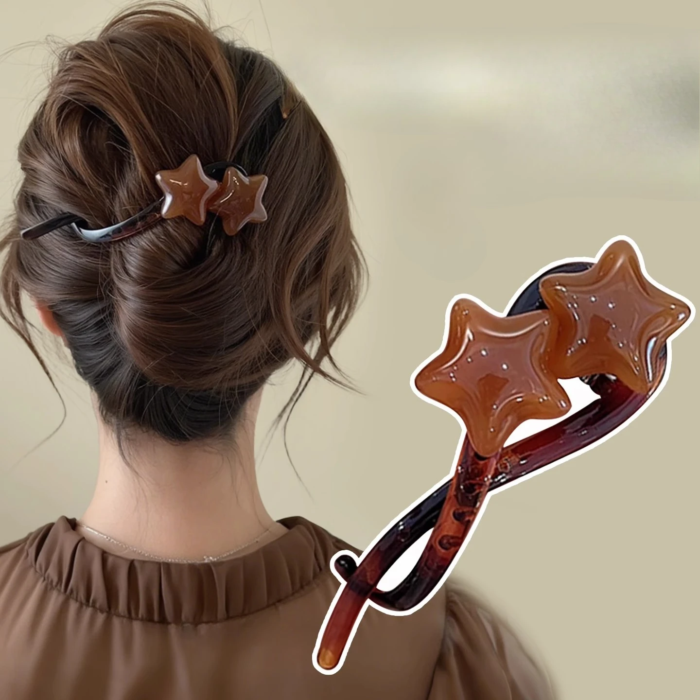 Acrylic Star Twist Hair Clip Women Girls Sweet Ponytail Clip Elegant Ponytail Holder Hairpin Barrettes Fashion Hair Accessories
Acrylic Star Twist Hair Clip Women Girls Sweet Ponytail Clip Elegant Ponytail Holder Hairpin Barrettes Fashion Hair Accessories