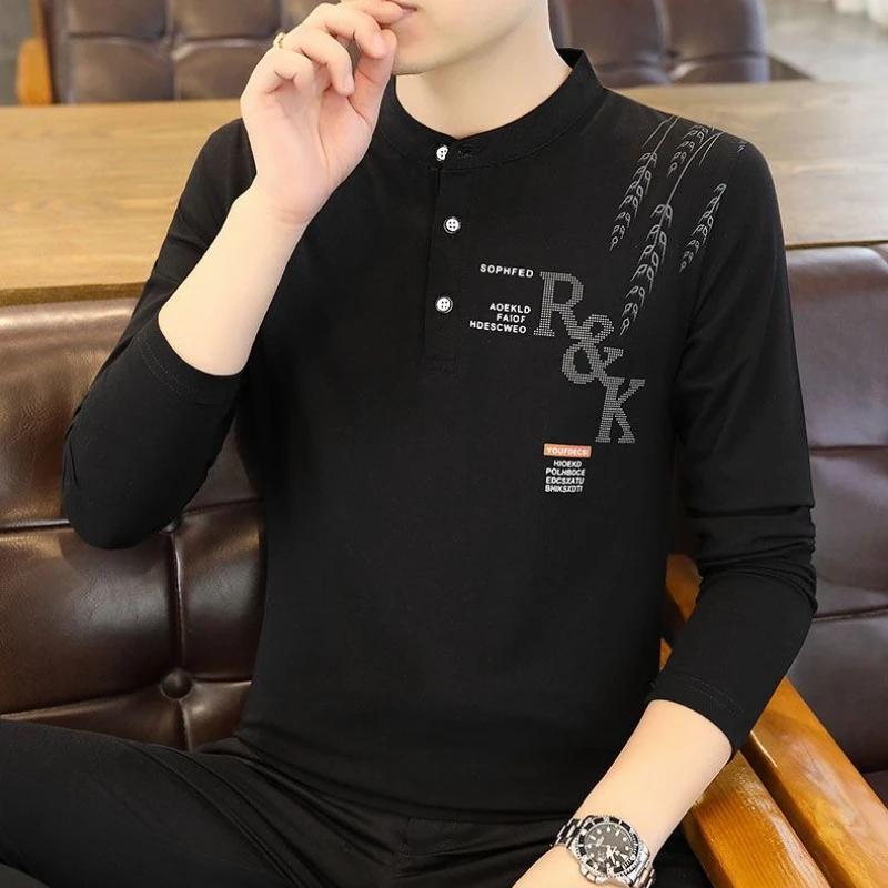 Men's Long Sleeve Stand Collar Polo Shirt High Quality Thin Casual Trendy New Arrival Comfortable Top for Spring Autumn
Men's Long Sleeve Stand Collar Polo Shirt High Quality Thin Casual Trendy New Arrival Comfortable Top for Spring Autumn