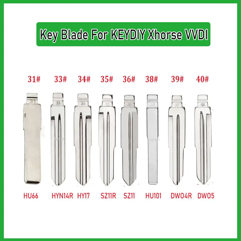 31-40# Universal Uncut Remote Flip Car Key Blank Blade for KeyDiy KD Xhorse VVDI JMD for VW Hyundai Suzuki Ford Buick Chevrolet
31-40# Universal Uncut Remote Flip Car Key Blank Blade for KeyDiy KD Xhorse VVDI JMD for VW Hyundai Suzuki Ford Buick Chevrolet