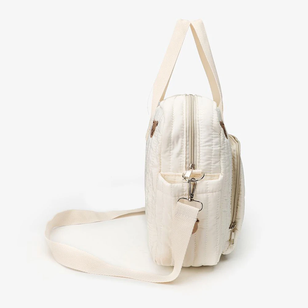 Стеганая сумка для детских подгузников с медведем/цветаком, многофункциональная универсальная сумка-тоут, хлопковая сумка через плечо, сумка для багажа с регулируемым ремнем
Стеганая сумка для детских подгузников с медведем/цветаком, многофункциональная универсальная сумка-тоут, хлопковая сумка через плечо, сумка для багажа с регулируемым ремнем