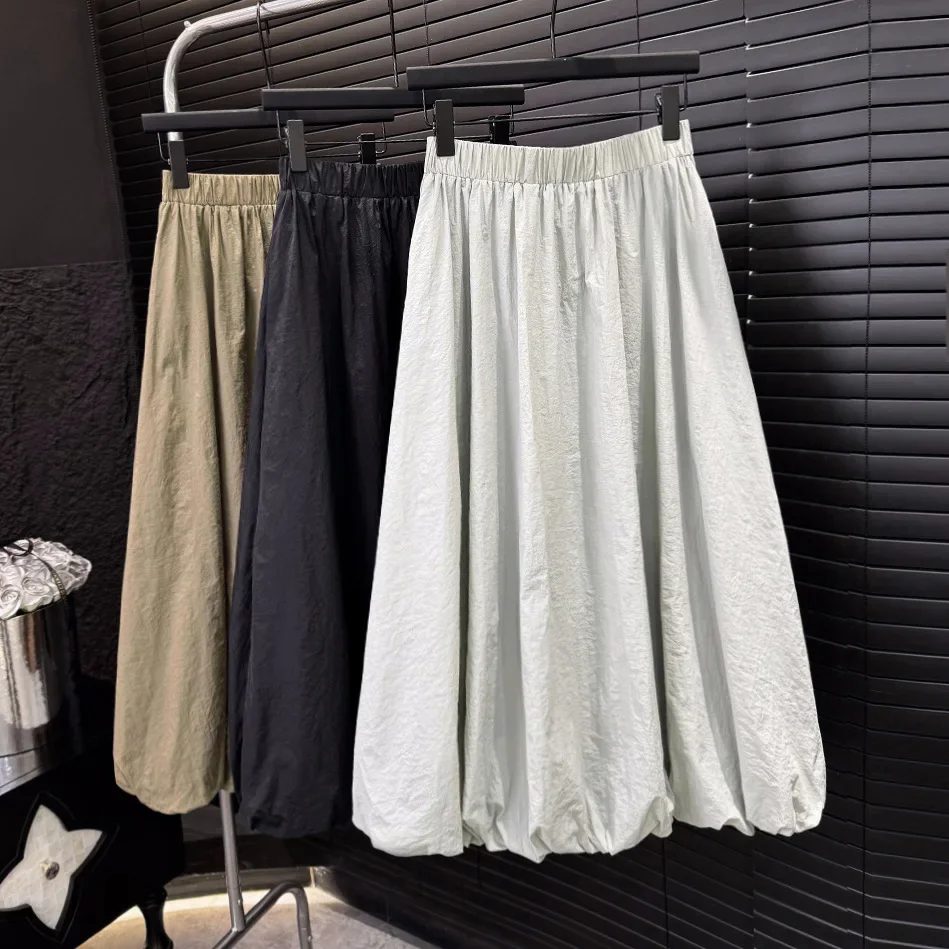 Spring Summer New Flower Bun Skirts Female Lantern Loose Skirt Korean Fashion Long A-Line Skirt Elegant for Women
Spring Summer New Flower Bun Skirts Female Lantern Loose Skirt Korean Fashion Long A-Line Skirt Elegant for Women