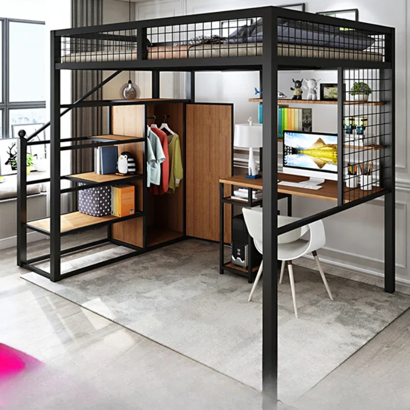 Iron art bed, elevated bed sheet, upper apartment bed, modern and simple bed, lower table, small apartment dormitory,
Iron art bed, elevated bed sheet, upper apartment bed, modern and simple bed, lower table, small apartment dormitory,