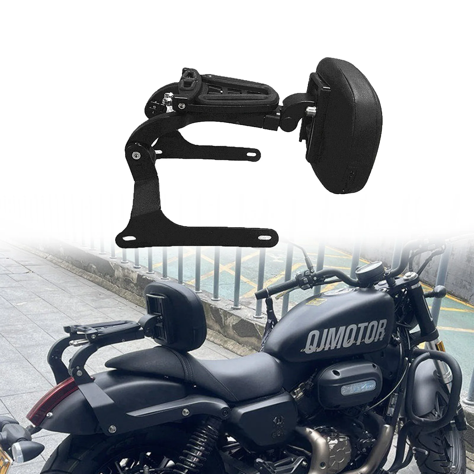 Adjustable Driver Passenger Motorcycle Backrest Sissy Bar For QJMOTOR SRV300 SRV300S SRV250
Adjustable Driver Passenger Motorcycle Backrest Sissy Bar For QJMOTOR SRV300 SRV300S SRV250