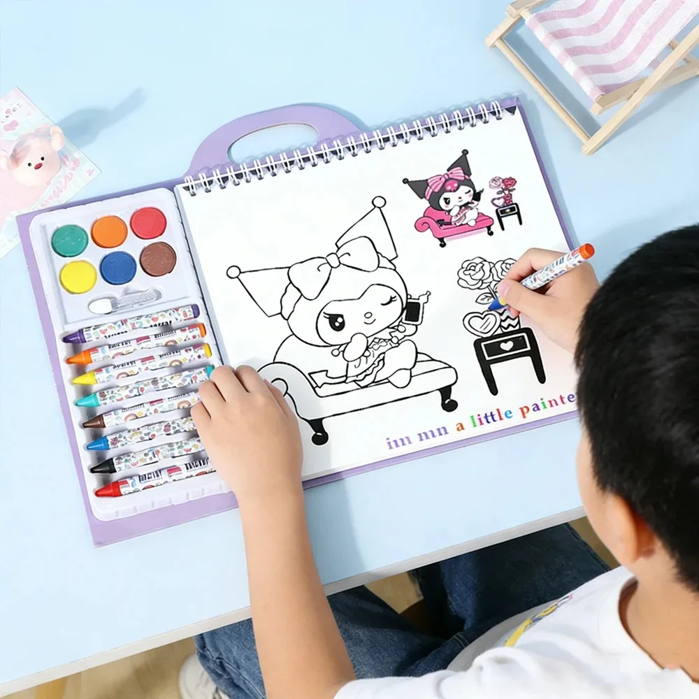 new 2026 Anime Sanrio Crayon Doodle &Coloring Book | Carton Hello Kitty Melody Kuromi Magic Drawing Book | Gift Drawing Supplies
new 2026 Anime Sanrio Crayon Doodle &Coloring Book | Carton Hello Kitty Melody Kuromi Magic Drawing Book | Gift Drawing Supplies