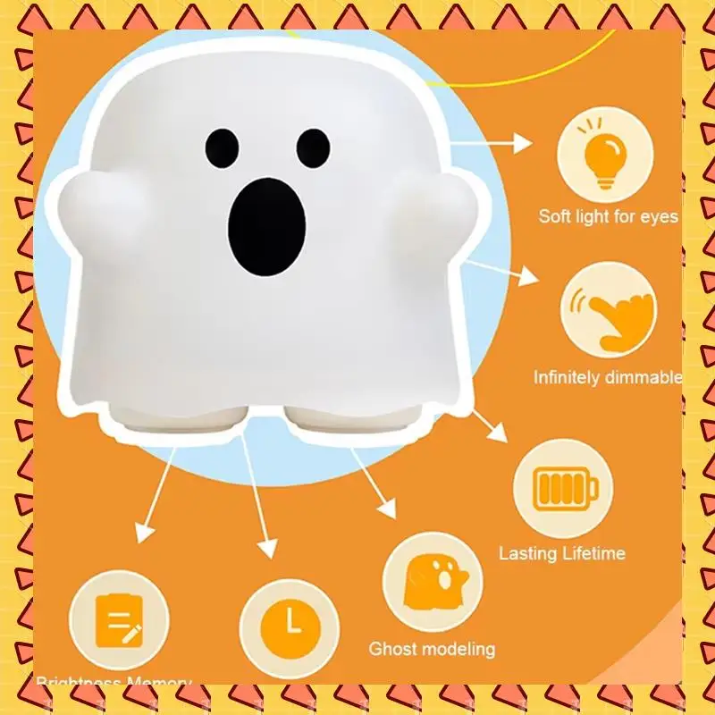 A008 Night Light Forchildren's Bedroom Rechargeable Silicone Lamp Perfect Holiday Gift Forkids B
A008 Night Light Forchildren's Bedroom Rechargeable Silicone Lamp Perfect Holiday Gift Forkids B