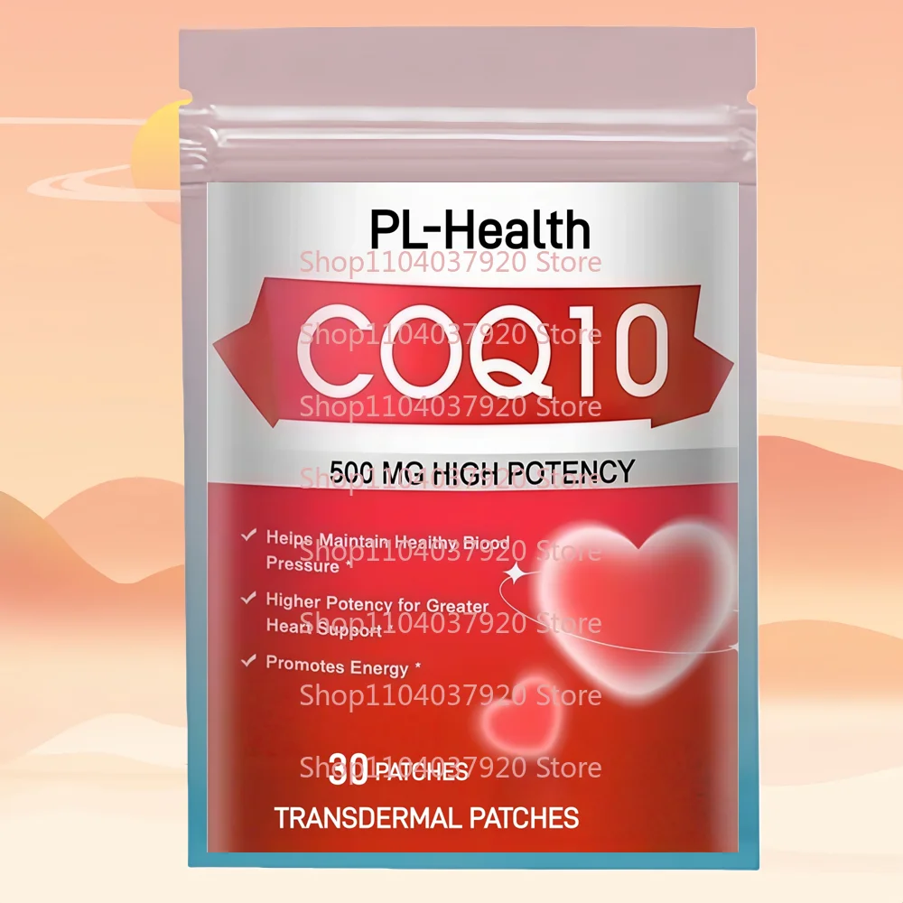 30 Patches Coenzyme Q10 Transdermal Patches for Heart Health&Energy
30 Patches Coenzyme Q10 Transdermal Patches for Heart Health&Energy