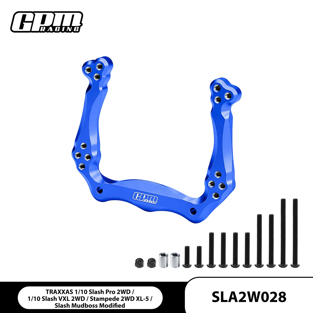 GPM Alloy Adjustable Front Damper Mount For TRAXXAS Slash Pro 2WD Slash Mudboss 58034-2
GPM Alloy Adjustable Front Damper Mount For TRAXXAS Slash Pro 2WD Slash Mudboss 58034-2